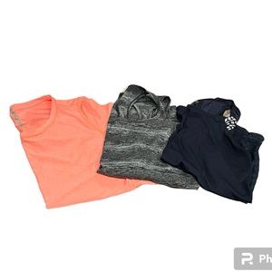 Bundle of 3 Workout Tops, Champion & Tek Gear, Size Large